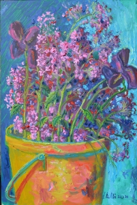 2020-fiori-di-campo-e-iris-nel-secchio-giallo-ol.-su-carta-appl.-su-masonite-cm.40x60