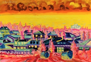 2021-Veduta-dei-tetti-di-Riccione-ol.tl_.-cm.50x70-2