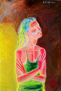 2022 'Irene (la ragazza con le lentiggini') ol.tl. cm.52x82 - Copia