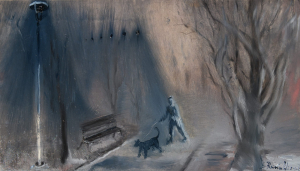 2023 'Passeggiata nel parco' ol.tl. cm.40x60