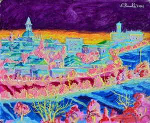 2023 'Veduta di Tavullia' ol.tl. cm.50x60