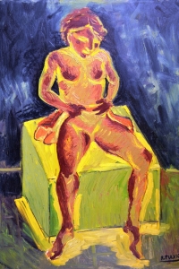 1976 Studio-per-un-nudo-seduto-ol.tl_.-cm.60x80