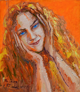2024 Ritratto di Chiara ol.tl. cm.35x40