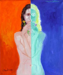 2025 Specchio dell'anima ol.tl. cm.50x60