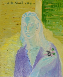 1988 ritratto di paola ol.tl. cm.50x60