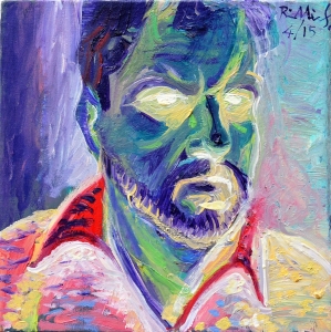 2015-autoritratto a 60 anni ol.tl. cm.30x30