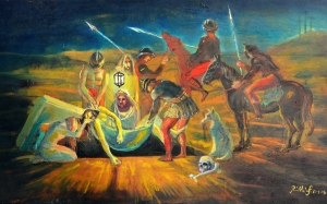 2015-deposizione dalla croce ol.tv. cm. 50x90