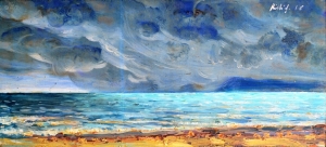 2016-il mare dopo un temporale ol.tv. cm.45x70