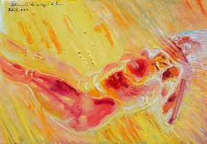 2018-attraversata da un raggio di luce ol-tl.70x100