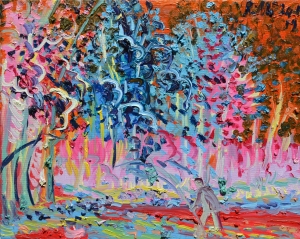 2019 limitare di una selva con esploratore ol.tl. cm.40x50