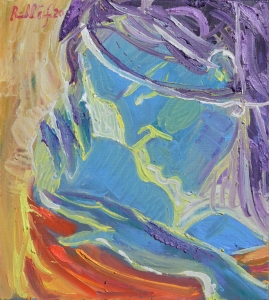 2020 amore infinito ol.su tl. appl. su masonite cm.25x25