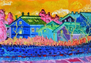 2020 periferia di villaggio argentina ol.tl. cm.50x70